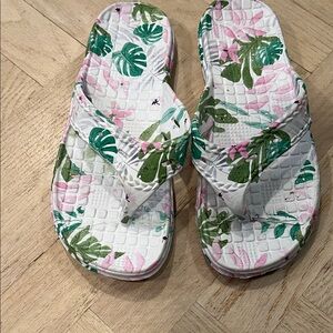 Floral Patterned Women's Sandals